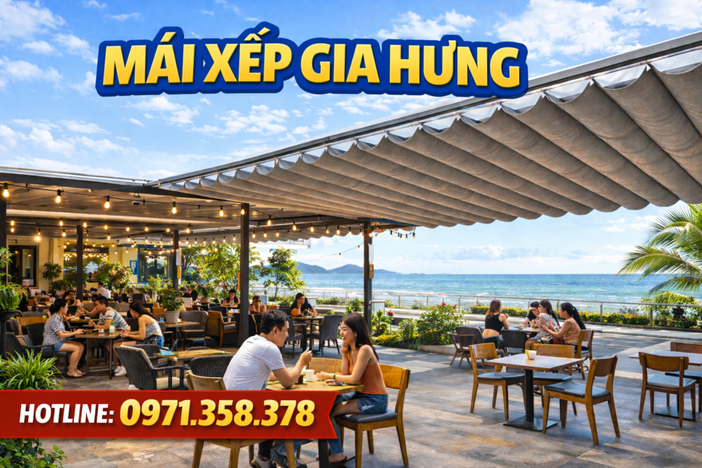 Mái che sân vườn nghệ an