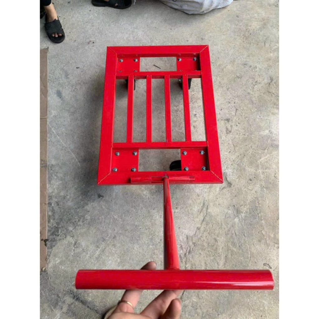 xe đẩy hàng 4 bánh mặt lưới