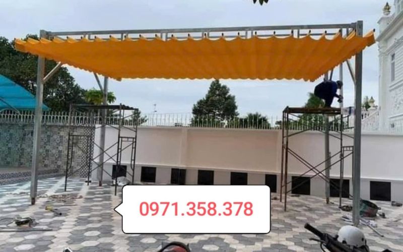 Bạt mái che di động