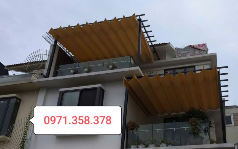 Thi Công Mái Hiên Di Động Nghệ An