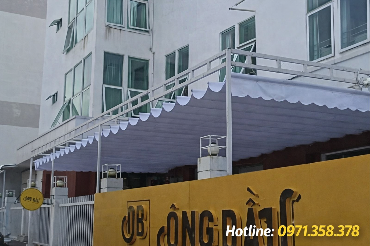 Lắp đặt bạt kéo ngoài trời hà tĩnh