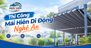 Thi Công Mái Hiên Di Động Nghệ An